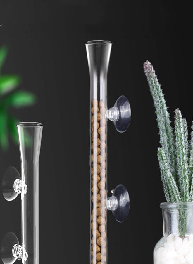 Bilindasly 200mm Glass Aquarium Shrimp Feeding Tube Aquarium Clear Fish Food Feeder Tube for Fish Tank with 2pcs Suction Cups - Image 4
